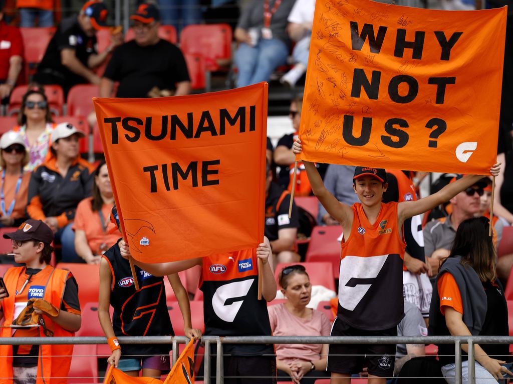 Rugby league once worried about the perceived AFL invasion in Sydney’s western suburbs, but it’s turned out to be a myth. Picture: Phil Hillyard