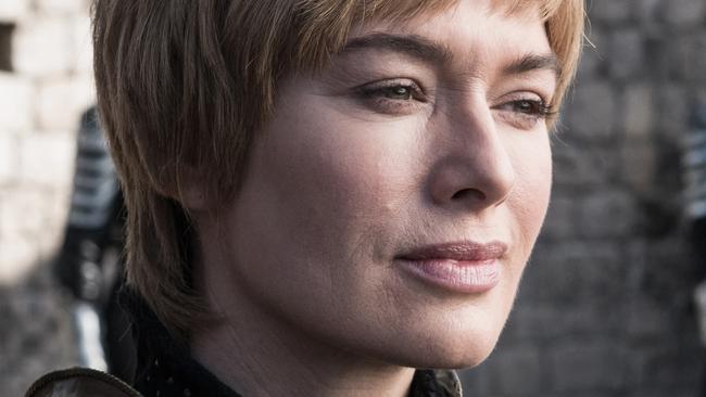 This image released by HBO shows Lena Headey in a scene from "Game of Thrones. On Tuesday, July 16, 2019, Heady was nominated for an Emmy Award for outstanding supporting actress in a drama series.  (HBO via AP)