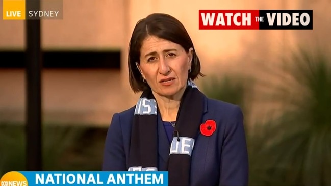 Berejiklian’s push to change national anthem lyrics (ABC)