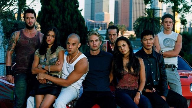 The Fast and the Furious cast, 2001.