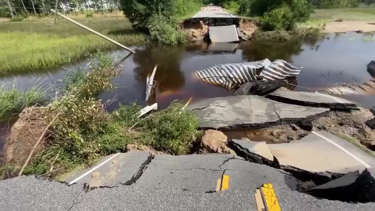 Flooding Washes Out Roads in Coastal North Carolina Herald Sun