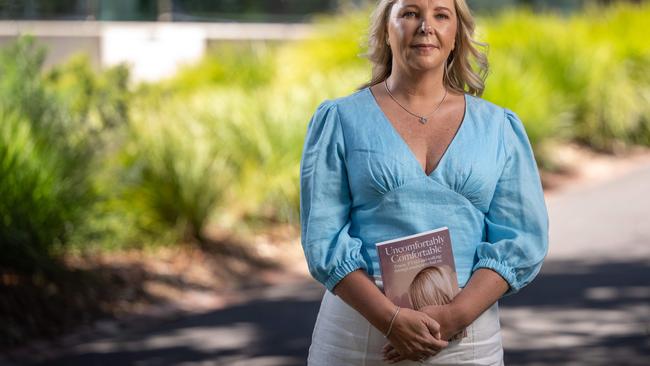 03-03-2025 Nikki Everett has written a book about living with PTSD and working for Corrections Victoria. The book called 'Uncomfortably Comfortable' will be released on March 15 and some of the proceeds will go to Lifeline. Picture: Brad Fleet