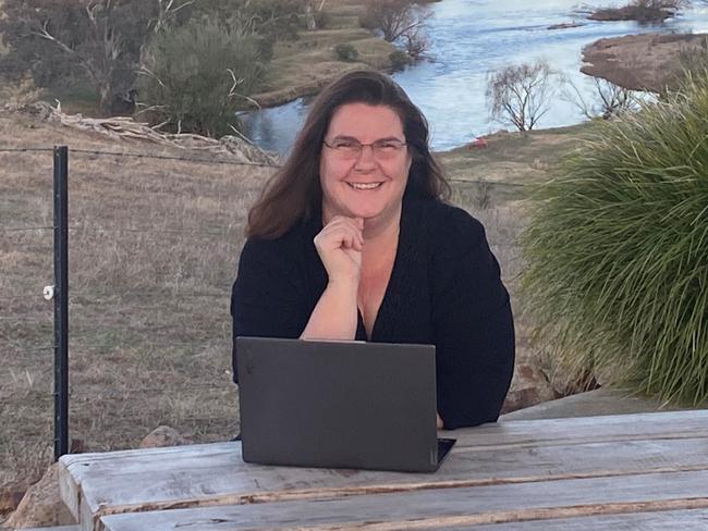 Free Diploma of IT student, Vicki Kane, studies online from her home in Corryong in north-east Victoria.