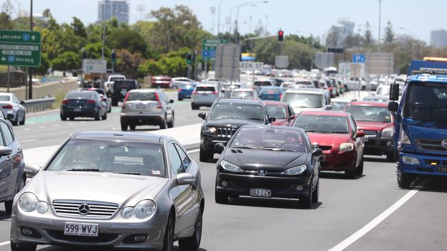 Friday afternoon is the worst time to drive on Gold Coast roads according to new data Picture: Richard Gosling