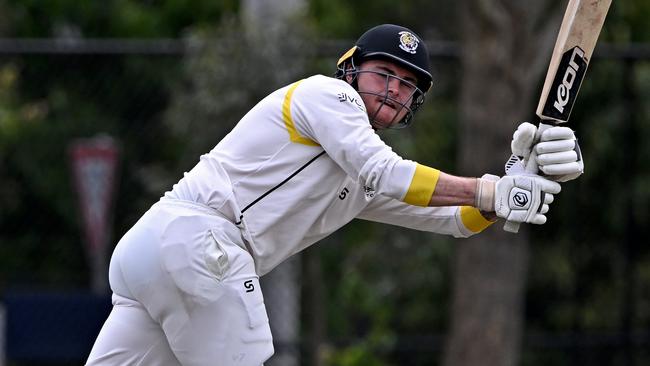 Michael Sipala in action for Sunshine United. Picture: Andy Brownbill