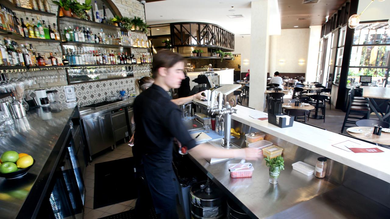 Move over Macca’s. This is the fancy Hermosa bar and restaurant at Westfield Chermside in, Brisbane. Picture: Steve Pohlner/AAP