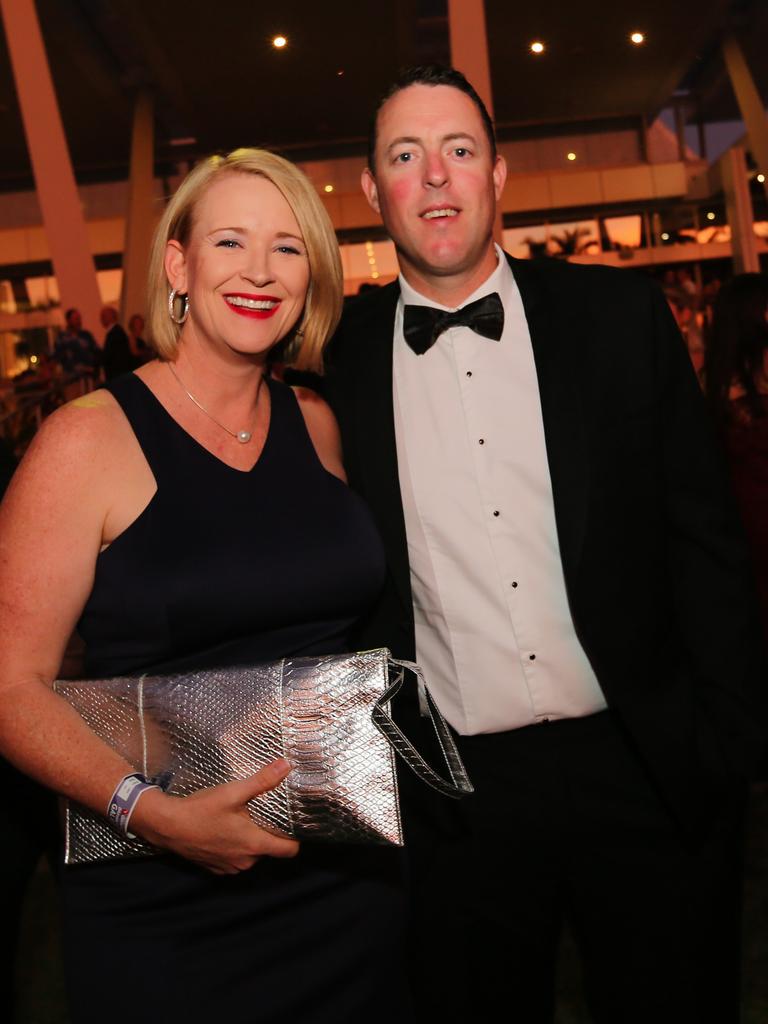 Nicole Manison and Scott Mc Neil at the Great Northern Darwin Cup Gala Ball at Mindil Beach Casino Resort. Picture GLENN CAMPBELL