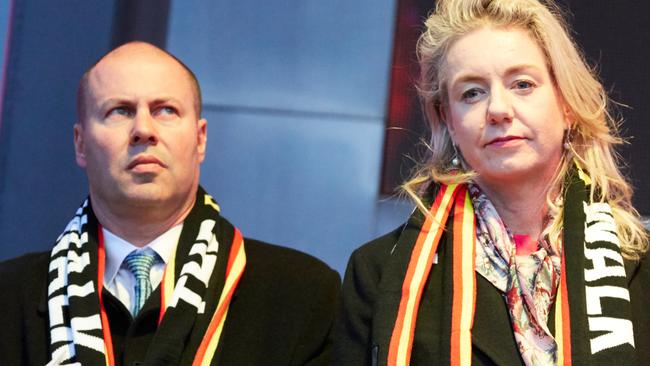 Treasurer Josh Frydenberg keeps his job and Senator Bridget McKenzie will be Australia’s first female Minister for Agriculture. Picture: AAP