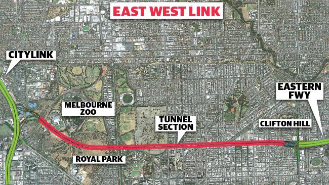 East West link map for Online