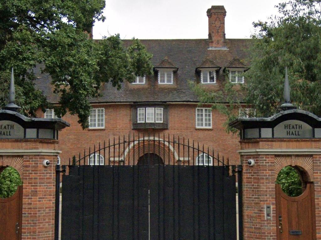 Just before he snagged the Beverly Hills home, Bieber was situated in a $US133,000-a-month mansion in northwest London. Picture: Google Maps