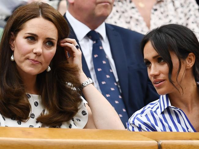 Catherine, Duchess of Cambridge, is reportedly not close to Meghan, Duchess of Sussex. Picture: Getty