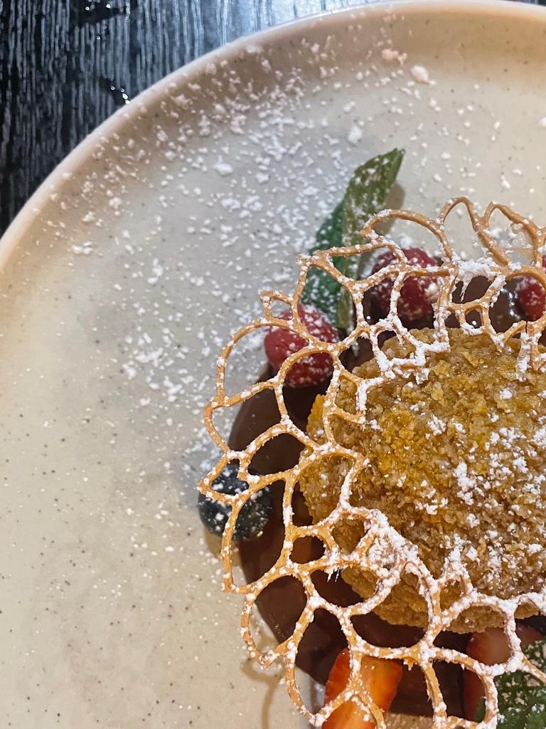 One of the dessert at Infinity on Daydream Island. Picture: Kara Jung