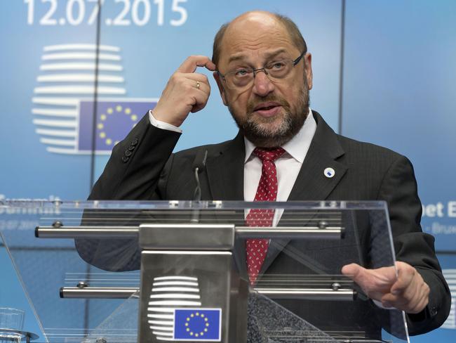 Concerned ... European Parliament President Martin Schultz is worried about the EU’s future. Picture: AP Photo/Michel Euler