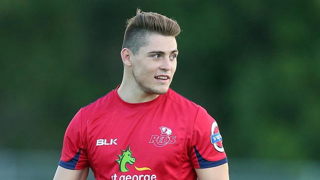 CAIRNS, AUSTRALIA - JANUARY 30: James O'Connor looks on during a Queensland Reds Super Rugby training session on January 30, 2015 in Cairns, Australia. (Photo by Chris Hyde/Getty Images)