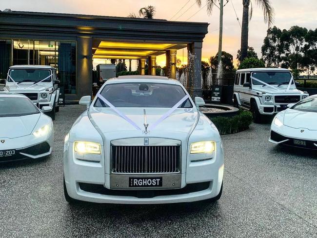 Majid Alibadi, accused of being a major player in Melbourne's tobacco wars, was greeted by a Rolls Royce after being granted bail from Melbourne Assessment Prison. The Herald Sun can reveal the car was a rental, owned by a suburban wedding hire company, AMPM Hire. Source: Instagram