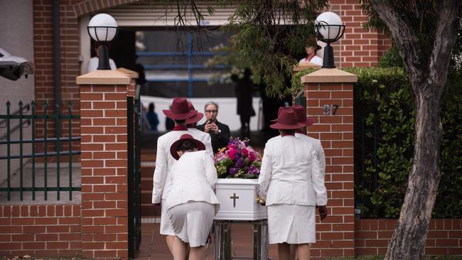 And is taken inside the college. Picture: NCA NewsWire / Flavio Brancaleone