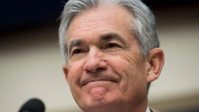 Jerome Powell “almost looks like he’s happy raising interest rates”, says Donald Trump. Pic: AFP