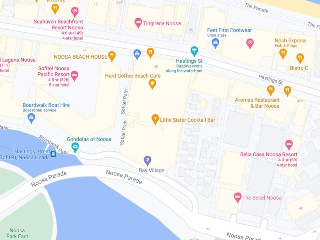 A man has been charged over an alleged sexual assault between Hastings Street and Noosa Parade, Noosa Heads on Saturday morning. Picture: Google Maps