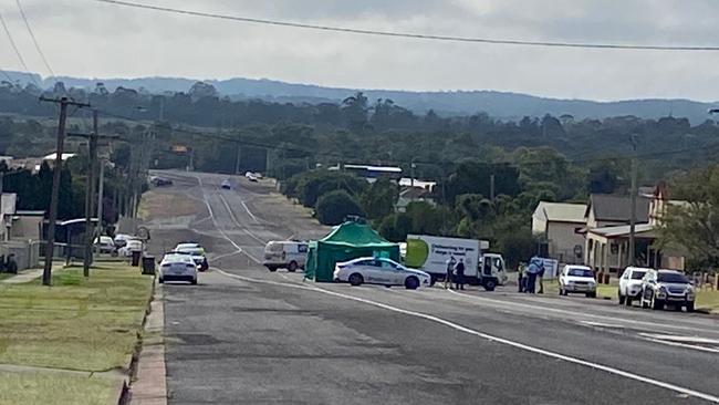 A pedestrian was hit by a truck in Kurri Kurri. Picture: Amy Ziniak