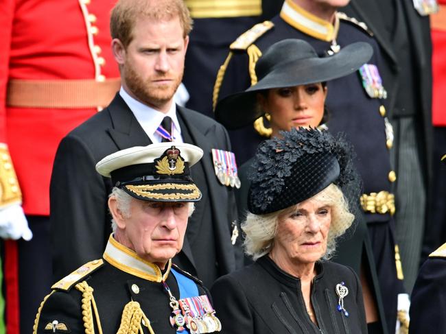 Harry said he felt Camilla was “dangerous” because she needed to “rehabilitate” her image after Diana’s death. Picture: Andy Stenning - WPA Pool/Getty Images