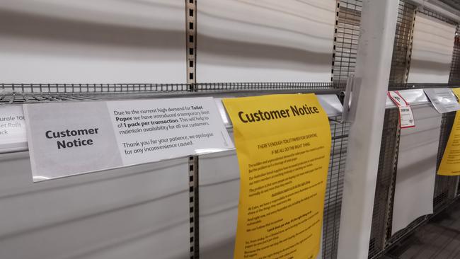 A study by national research firm McCrindle looks to unmask how our supermarket shelves ended up empty. Picture: James Gourley/ AAP