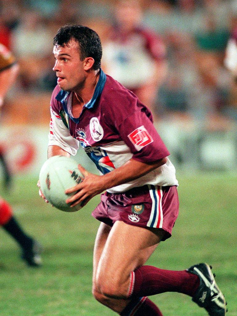 Craig Field during the 1997 South Queensland Crushers v Manly NRL game.