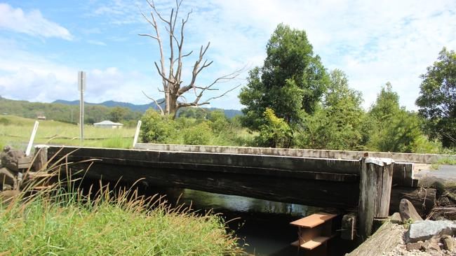 11 timber bridges like the Hosche Bridge on Fridays Creek Road in Upper Orara will be replaced across the Coffs Harbour LGA through the NSW Government's Fixing Country Bridges Program. Photo: Tim Jarrett