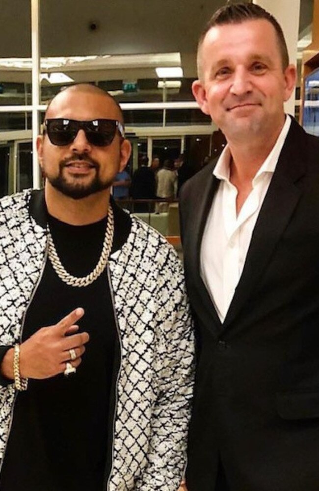 Paul Schenk and Jamaican celebrity rapper, Sean Paul. Photo: Supplied