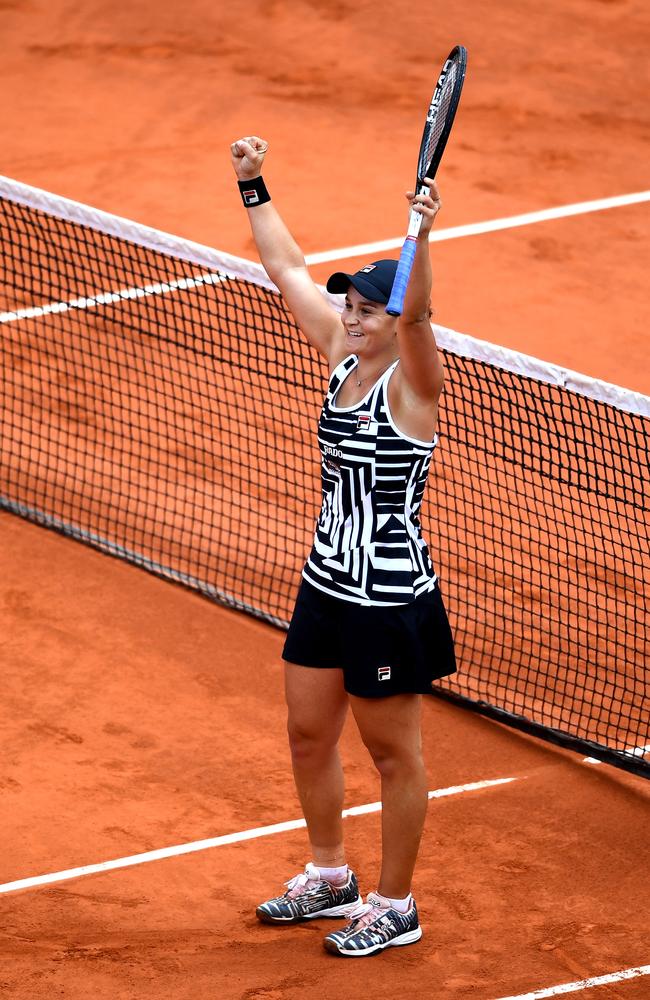 Ash Barty has won Wimbledon, the French and Aus Open.