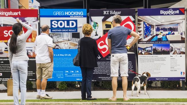 A borrowing binge is feeding a surge in property prices. Picture: Getty Images