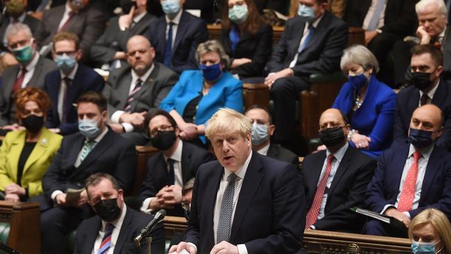 Boris Johnson attending Prime Minister's Questions last week. Picture; Getty Images.