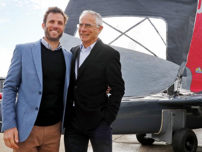 Father and son team, Bill and Jack Macartney, at the SuperFoiler Grand Prix launch.