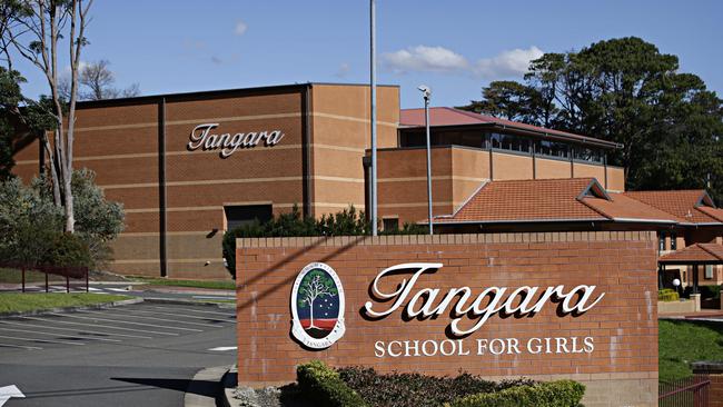 Tangarra School for Girls in Sydney’s Cherrybrook. Picture: Adam Yip