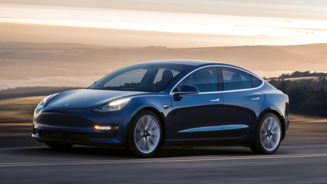 Tesla wants its cars to travel 1000km from a single charge. Picture: Tesla