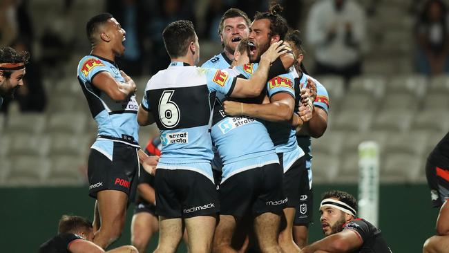 ‘Expected more’. The Sharks get a pass mark and will play finals, but things could be so much better at Cronulla. Picture: Brett Costello