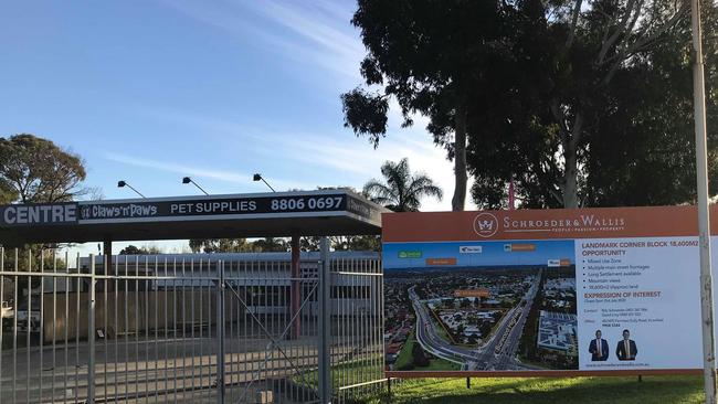 A real estate sign has gone up at the site of Banksia Nursery in Wantirna South with the listing describing it as " a landmark corner block".