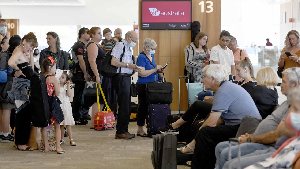 The PM urged Australian travellers to “stay where you are”. Picture: Naomi Jellicoe