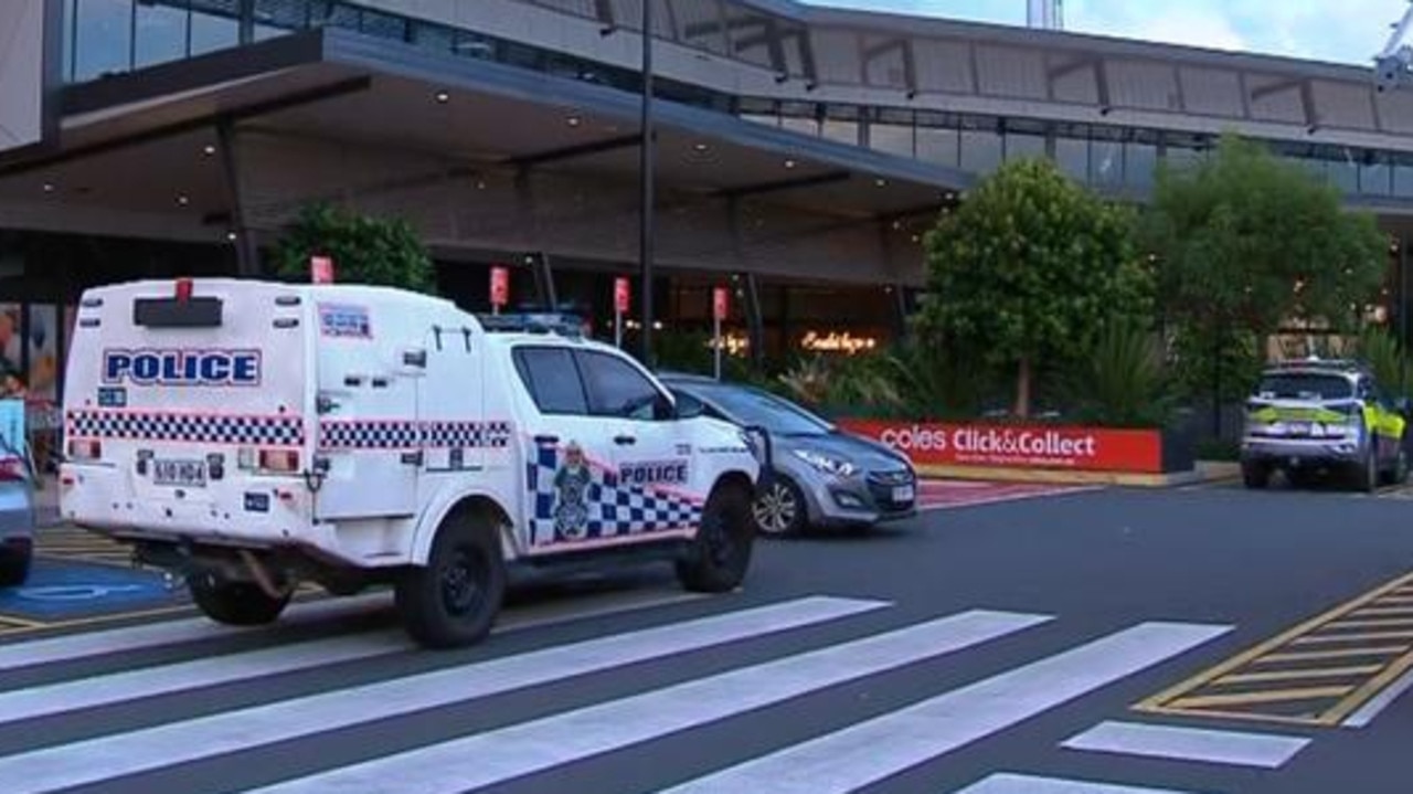 A 13-year-old boy has been charged after a 63-year-old woman was stabbed at a Coles supermarket at Yamanto. Picture: 7NEWS