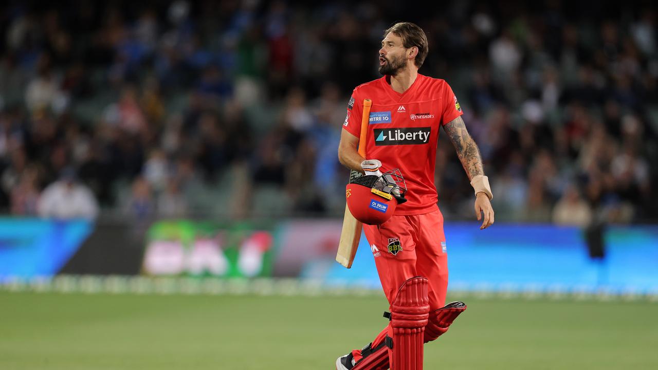 Kane Richardson just didn't want to leave. (Photo by Daniel Kalisz/Getty Images)