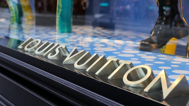 A Louis Vuitton luxury retail store