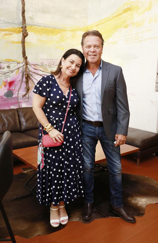 Laurel Edwards and her husband Troy Cassar-Daley. Picture: Claudia Baxter