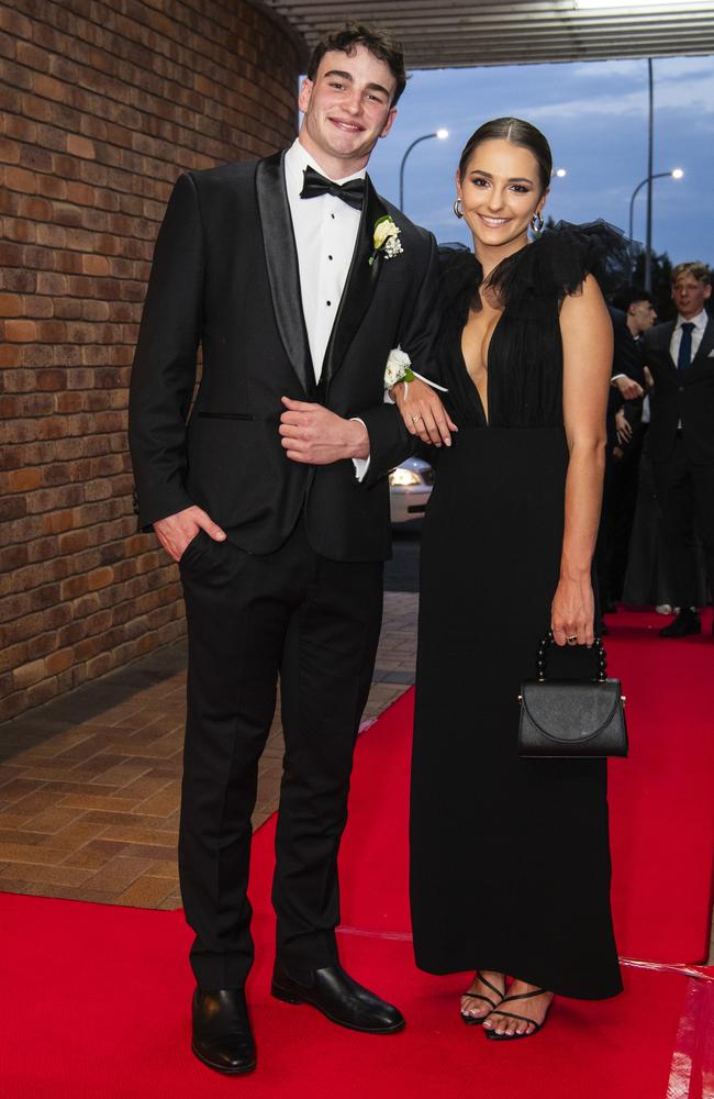 George Griffiths and Georgette Emmerton at Toowoomba Grammar School formal at Rumours International, Wednesday, November 15, 2023. Picture: Kevin Farmer