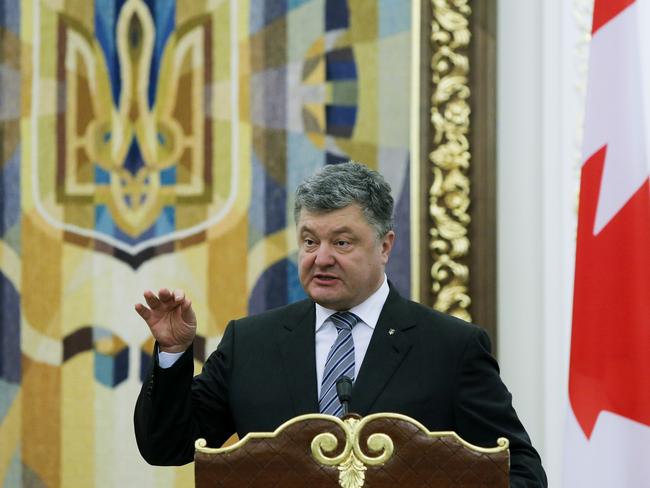 Ukrainian President Petro Poroshenko. Picture: Efrem Lukatsky