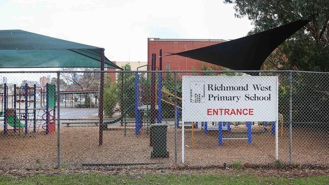 Richmond West Primary School is located next to the Richmond injecting room. Picture: Ian Currie