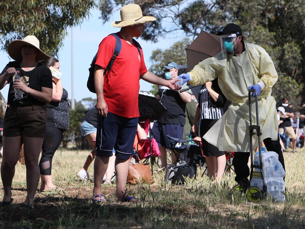 Hundreds, potentially thousands of Adelaide residents have been ordered into self isolation as the Parafield COVID-19 cluster worsens and lockdown is introduced. Picture Emma Brasier