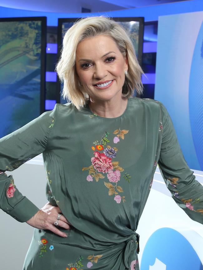 … Sandra Sully was revealed second. Picture: Britta Campion