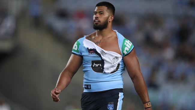 Haas risks missing the start of the NRL season. Picture: Brett Costello