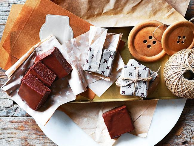 Chocolate peppermint fudge.