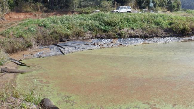 A Proserpine man has been ordered to pay more than $16,000 after he built a dam encroaching on national park. Credit: Department of Environment and Science