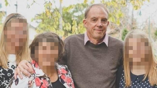 Wangaratta Doctor Stewart Geoffrey Moroney pictured with his family. Picture: Supplied